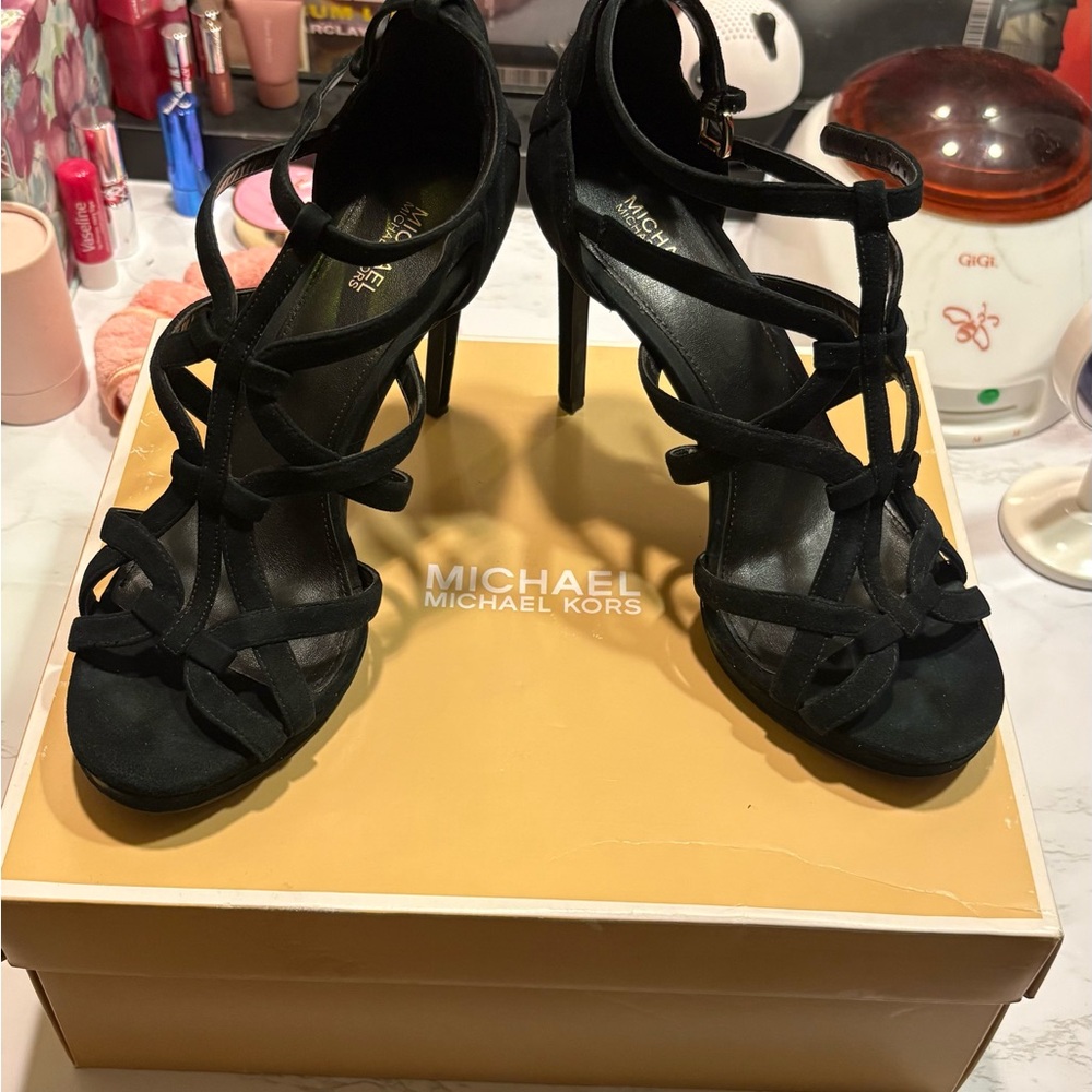 Michael Kors Black Elegant Heels